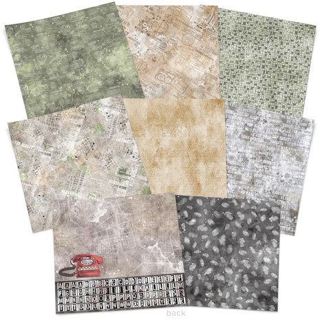 Ciao Bella Papercrafting Enigma 12x12 Inch Patterns Pad (CBT052) Ciao Bella Papercrafting Enigma 12x12 Inch Patterns Pad (CBT052)