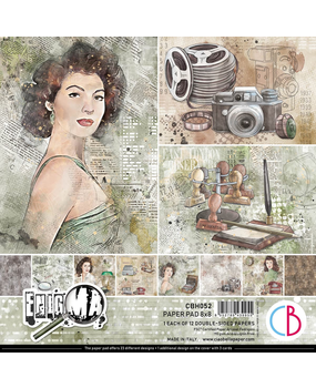 Ciao Bella Papercrafting Enigma 8x8 Inch Paper Pad (CBH052) Ciao Bella Papercrafting Enigma 8x8 Inch Paper Pad (CBH052)