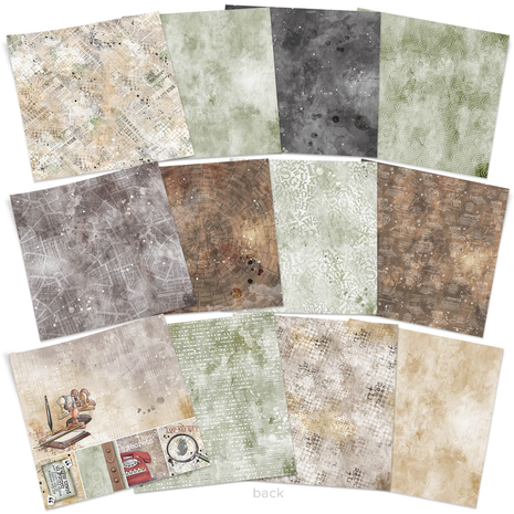 Ciao Bella Papercrafting Enigma 8x8 Inch Paper Pad (CBH052) Ciao Bella Papercrafting Enigma 8x8 Inch Paper Pad (CBH052)