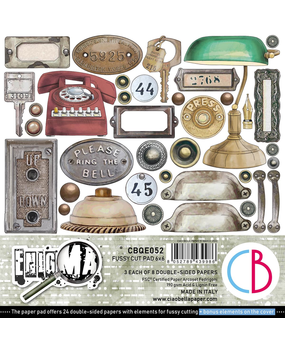 Ciao Bella Papercrafting Enigma 6x6 Inch Paper Pad (CBQE052) Ciao Bella Papercrafting Enigma 6x6 Inch Paper Pad (CBQE052)