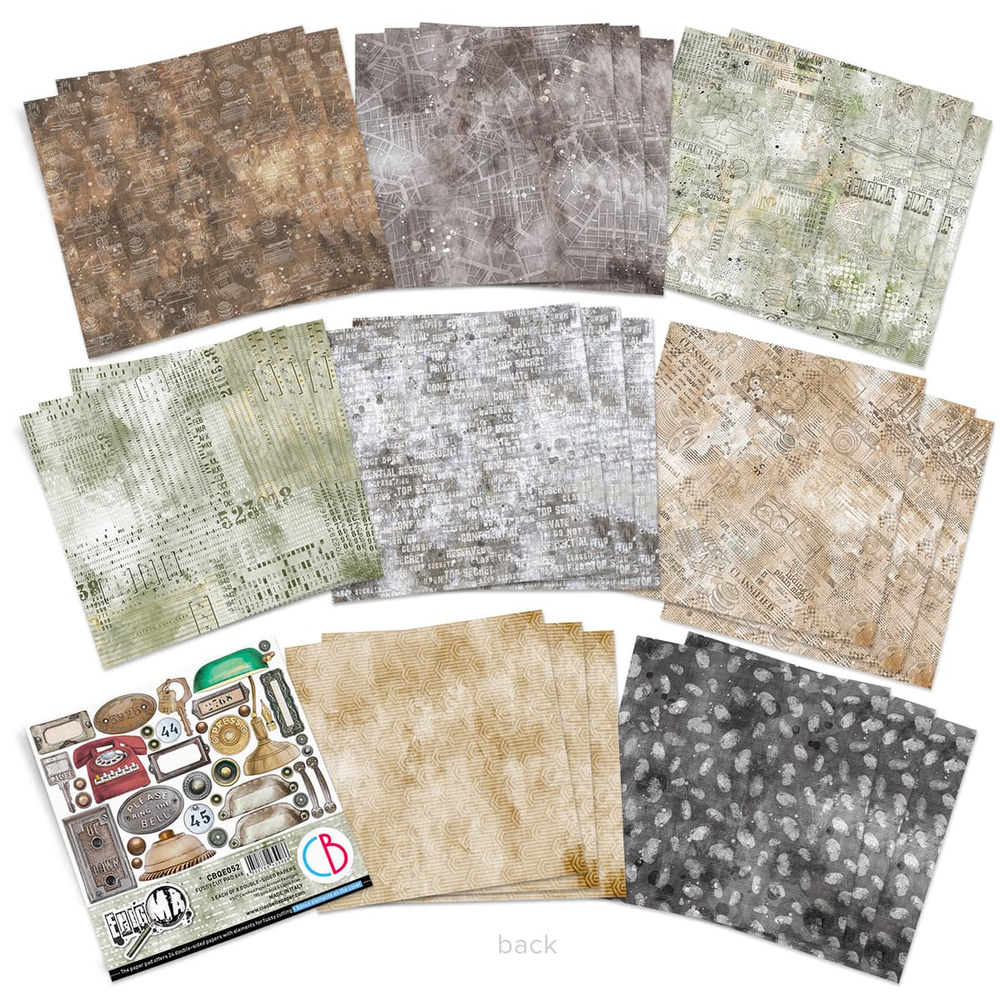 Ciao Bella Papercrafting Enigma 6x6 Inch Paper Pad (CBQE052)