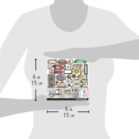 Ciao Bella Papercrafting Enigma 6x6 Inch Paper Pad (CBQE052)