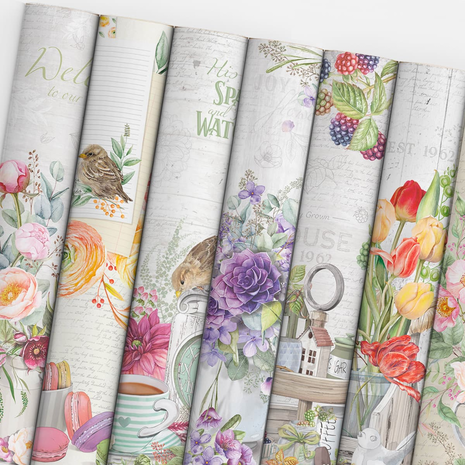 Ciao Bella Papercrafting Sparrow Hill 12x12 Inch Paper Pad (CBPM053) Ciao Bella Papercrafting Sparrow Hill 12x12 Inch Paper Pad (CBPM053)