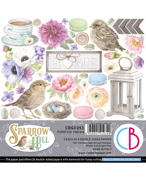 Ciao Bella Papercrafting Sparrow Hill 6x6 Inch Paper Pad (CBQE053) Ciao Bella Papercrafting Sparrow Hill 6x6 Inch Paper Pad (CBQE053)