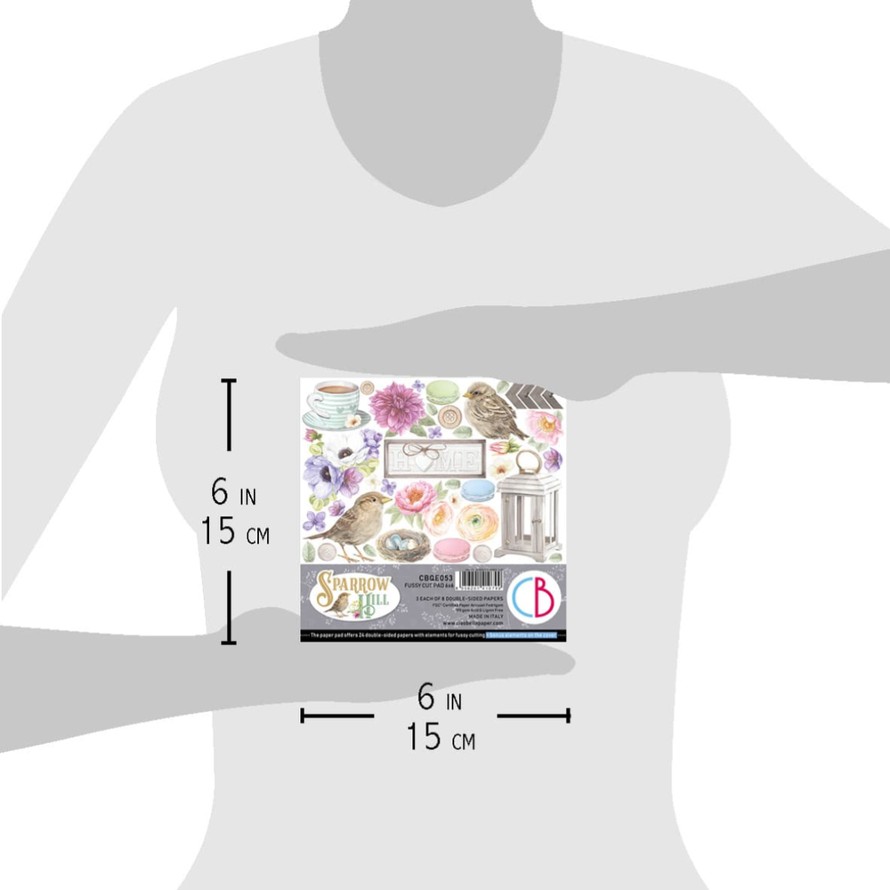 Ciao Bella Papercrafting Sparrow Hill 6x6 Inch Paper Pad (CBQE053) Ciao Bella Papercrafting Sparrow Hill 6x6 Inch Paper Pad (CBQE053)