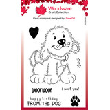 Woodware Fuzzie Friends Clear Stamp Parker The Puppy (JGS809)