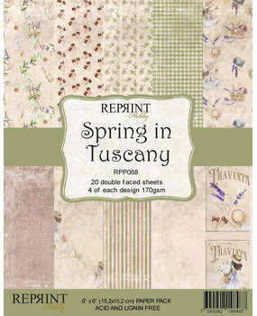Reprint Spring in Tuscany 6x6 Inch Paper Pack (RPP068) Reprint Spring in Tuscany 6x6 Inch Paper Pack (RPP068)