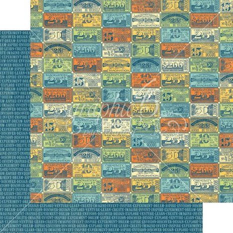 Graphic 45 World's Fair 12x12 Inch Paper Pad (4501177) Graphic 45 World's Fair 12x12 Inch Paper Pad (4501177)