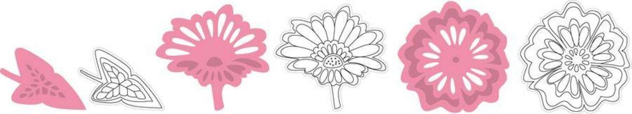 Marianne Design Collectable Bloemen En Blad (COL1304)