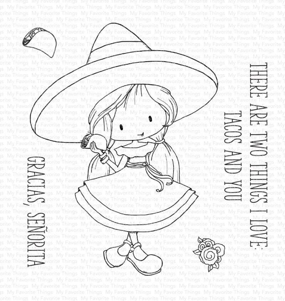 My Favorite Things Sweet Señorita Clear Stamps (TI-016) My Favorite Things Sweet Señorita Clear Stamps (TI-016)