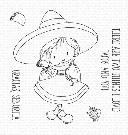 My Favorite Things Sweet Señorita Clear Stamps (TI-016) My Favorite Things Sweet Señorita Clear Stamps (TI-016)