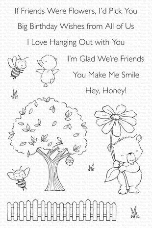 My Favorite Things Sunshine Friends Clear Stamps (SY-45)