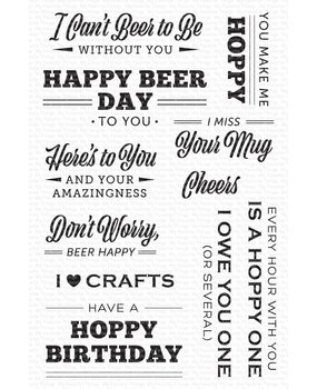 My Favorite Things Here's to You Clear Stamps (CS-663)