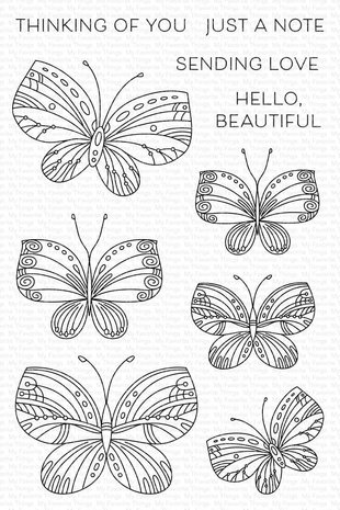 My Favorite Things Winged Wonders Clear Stamps (CS-665) My Favorite Things Winged Wonders Clear Stamps (CS-665)