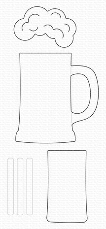 My Favorite Things Die-namics Frosty Beer Mug (MFT-2231) My Favorite Things Die-namics Frosty Beer Mug (MFT-2231)