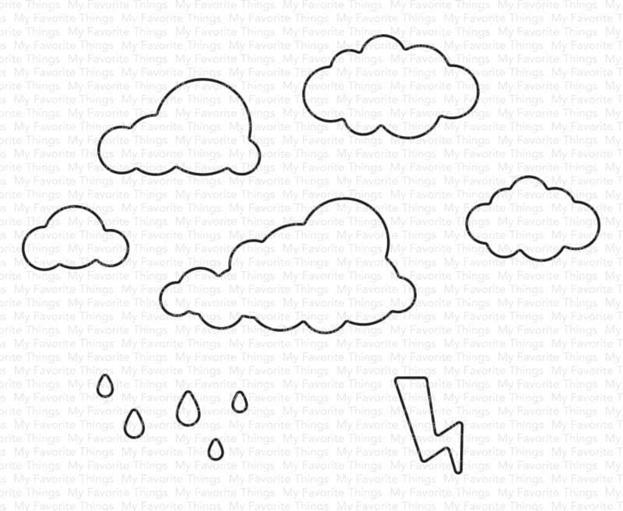 My Favorite Things Die-namics Cloudy with a Chance of Rain (MFT-2250) My Favorite Things Die-namics Cloudy with a Chance of Rain (MFT-2250)