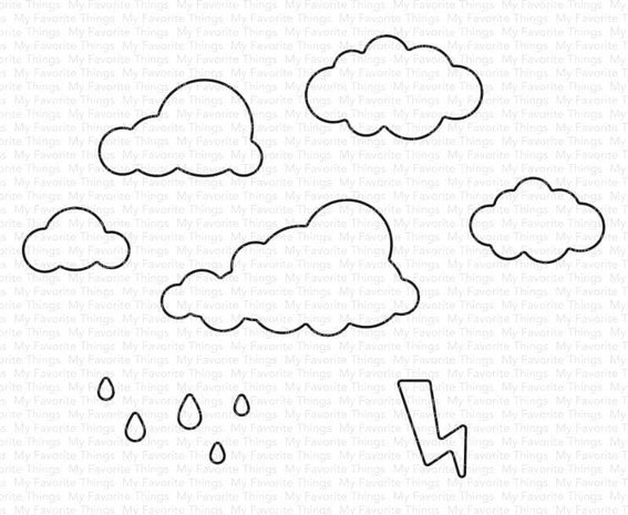 My Favorite Things Die-namics Cloudy with a Chance of Rain (MFT-2250) My Favorite Things Die-namics Cloudy with a Chance of Rain (MFT-2250)