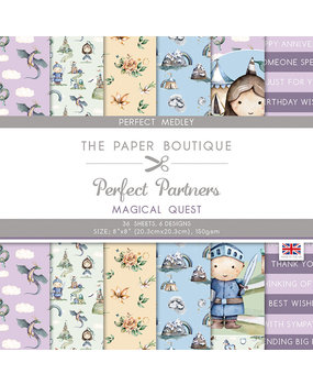 The Paper Boutique Magical Quest 8x8 Inch Decorative Papers (PB1807) The Paper Boutique Magical Quest 8x8 Inch Decorative Papers (PB1807)