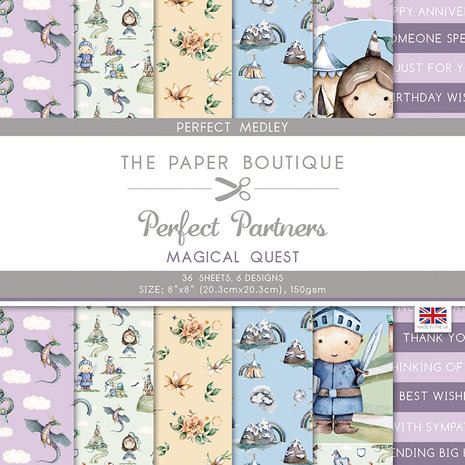 The Paper Boutique Magical Quest 8x8 Inch Decorative Papers (PB1807) The Paper Boutique Magical Quest 8x8 Inch Decorative Papers (PB1807)