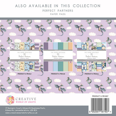 The Paper Boutique Magical Quest 8x8 Inch Decorative Papers (PB1807) The Paper Boutique Magical Quest 8x8 Inch Decorative Papers (PB1807)