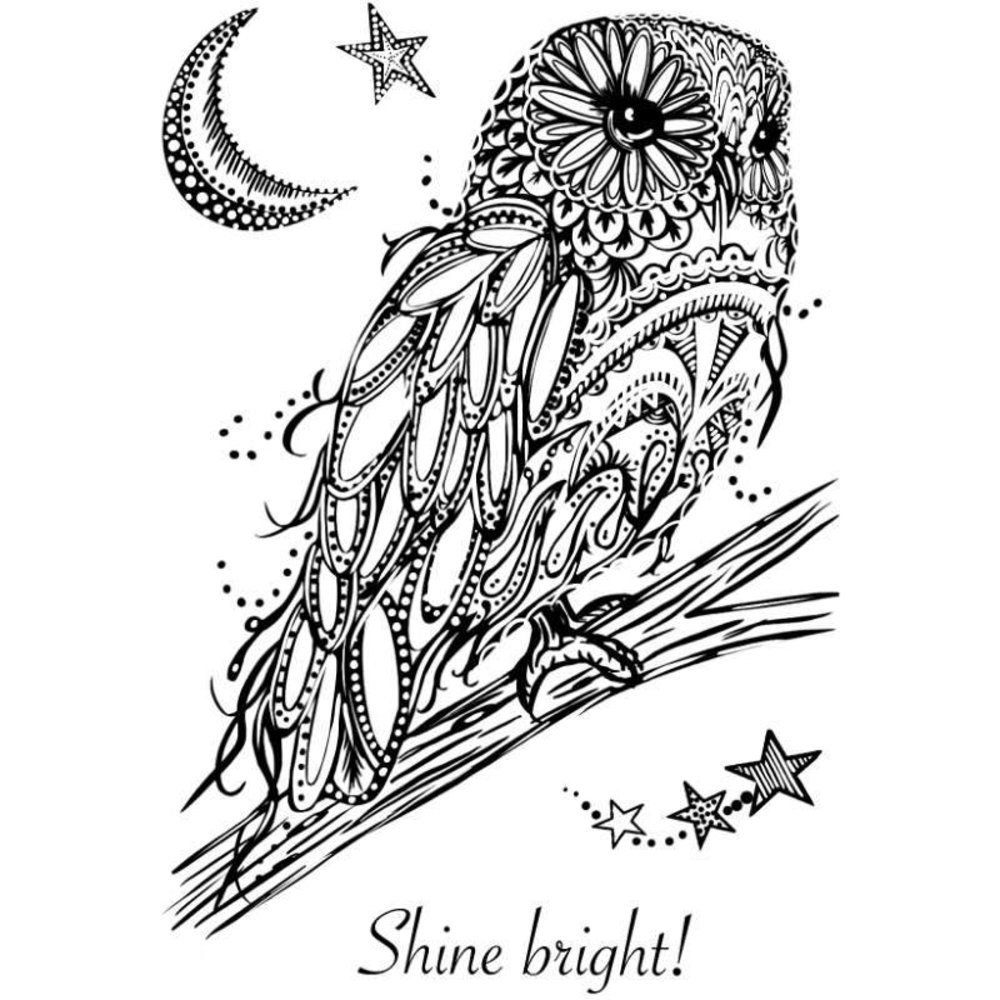 Creative Expressions Designer Boutique Doodle Owl Clear Stamps (UMSDB099) Creative Expressions Designer Boutique Doodle Owl Clear Stamps (UMSDB099)