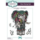 Creative Expressions Designer Boutique Doodle Elephant Clear Stamps (UMSDB100)