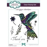 Creative Expressions Designer Boutique Doodle Hummingbird Clear Stamps (UMSDB102)