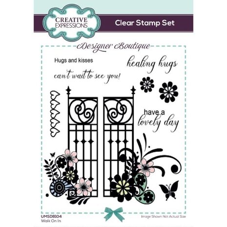 Creative Expressions Designer Boutique Walk On In Clear Stamps (UMSDB104) Creative Expressions Designer Boutique Walk On In Clear Stamps (UMSDB104)