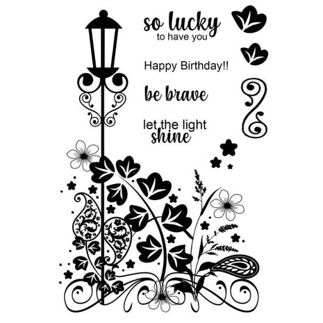 Creative Expressions Designer Boutique Go With The Glow Clear Stamps (UMSDB106)