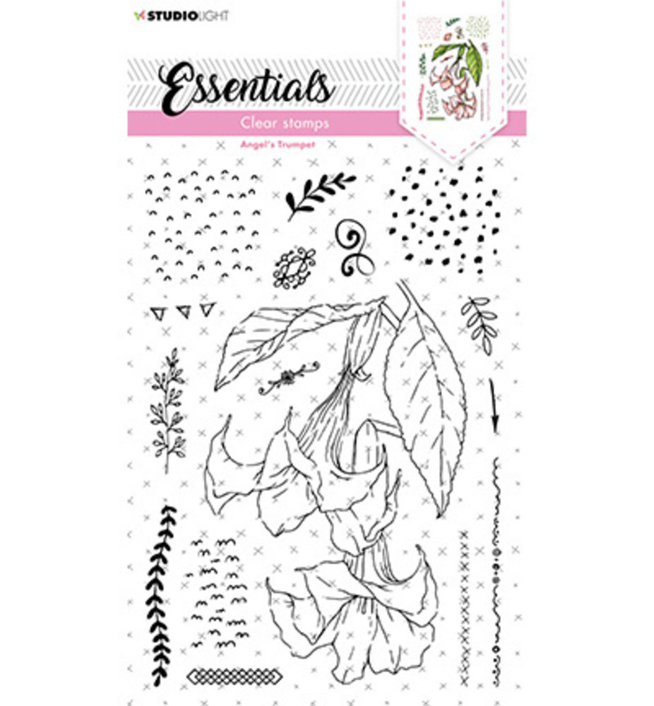 Studio Light Essentials Clear Stamp Angel's Trumpet (SL-ES-STAMP154)