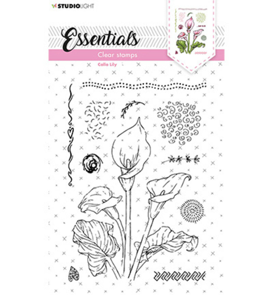 Studio Light Essentials Clear Stamps Calla Lily (SL-ES-STAMP156)