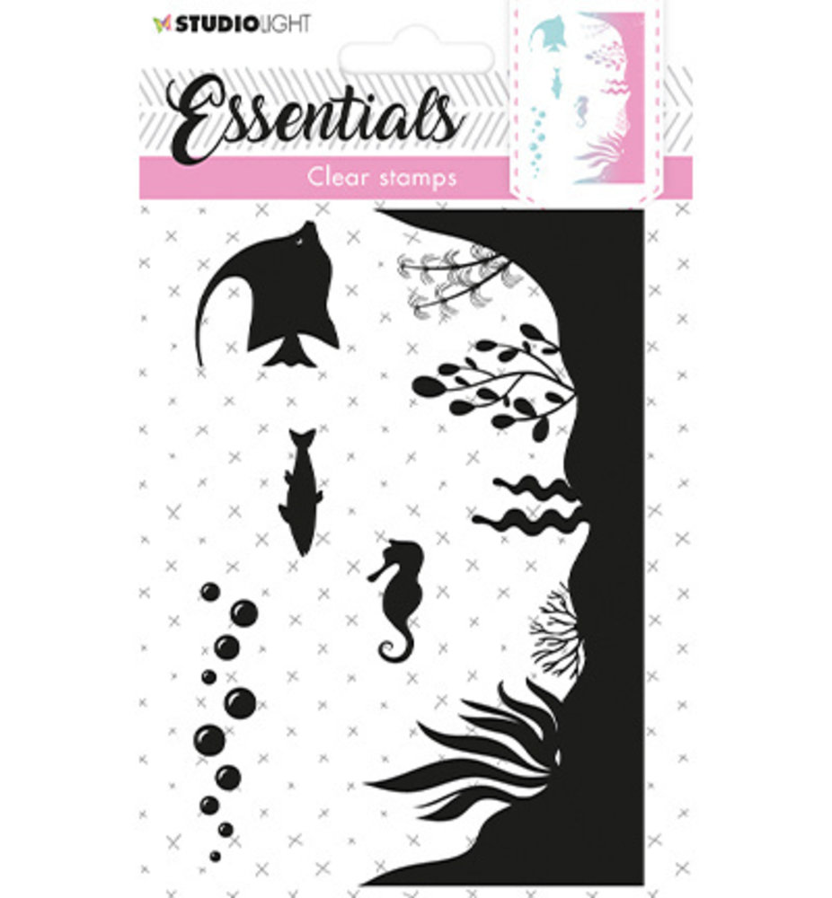 Studio Light Essentials Clear Stamps Silhouette Aquarium (SL-ES-STAMP233)