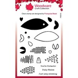Woodware Build A Fish Clear Stamps (FRB001)