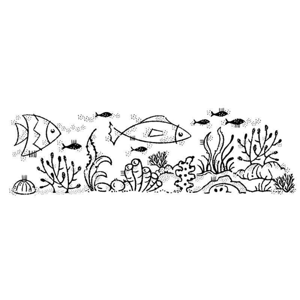 Woodware Coral Reef Clear Stamp (FRS418) Woodware Coral Reef Clear Stamp (FRS418)