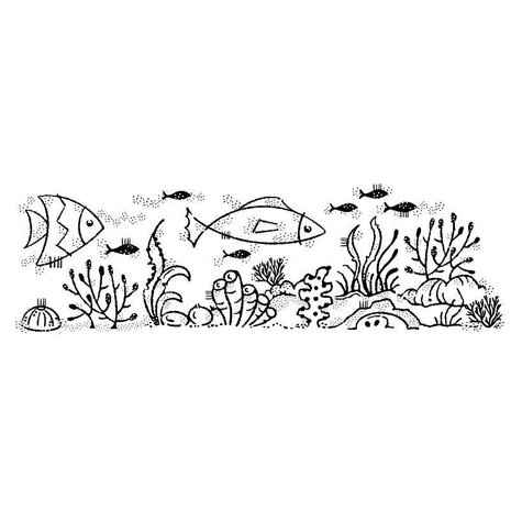 Woodware Coral Reef Clear Stamp (FRS418) Woodware Coral Reef Clear Stamp (FRS418)