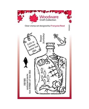 Woodware Shipwreck Bottle Clear Stamps (FRS920) Woodware Shipwreck Bottle Clear Stamps (FRS920)