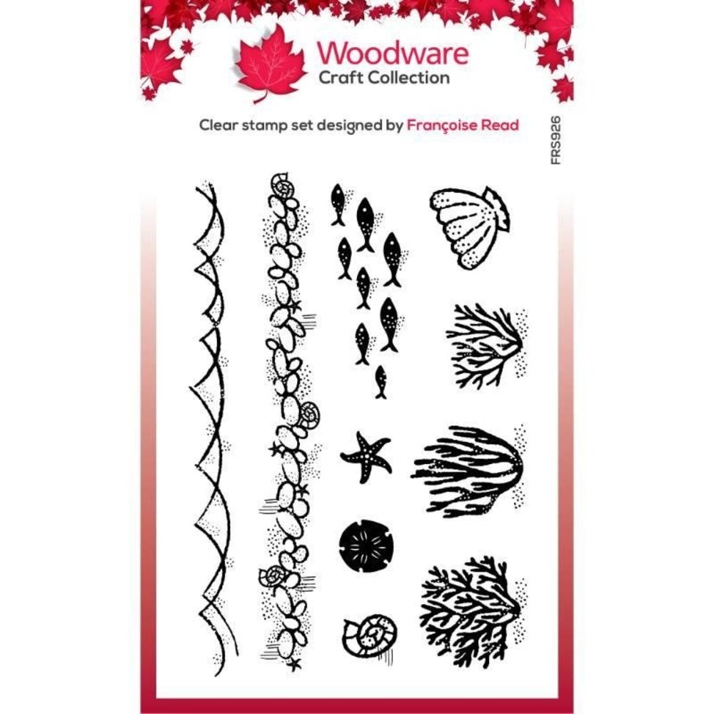 Woodware Sea Elements Clear Stamps (FRS926)
