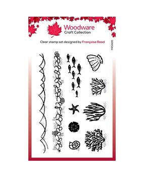 Woodware Sea Elements Clear Stamps (FRS926)