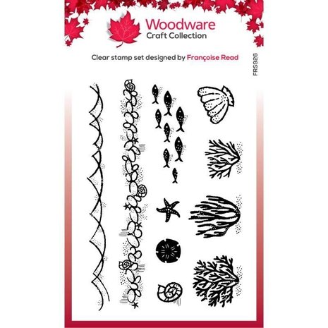 Woodware Sea Elements Clear Stamps (FRS926)
