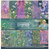 Crafter's Companion Dancing Dragonfly 12x12 Inch Paper Pad (S-DDF-PAD12)