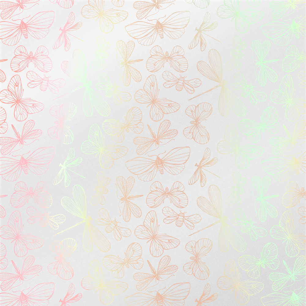 Crafter's Companion Dancing Dragonfly 8x8 Inch Luxury Foiled Card Pad (S-DDF-LUXPAD) Crafter's Companion Dancing Dragonfly 8x8 Inch Luxury Foiled Card Pad (S-DDF-LUXPAD)