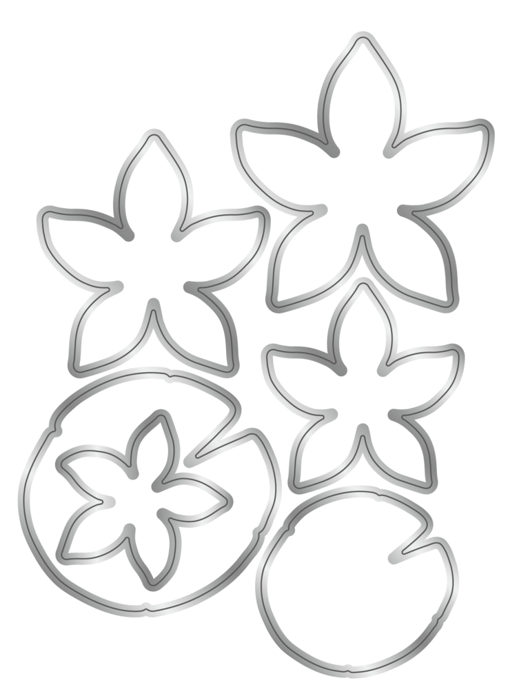 Crafter's Companion Dancing Dragonfly Water Lily Stamp & Die (S-DDF-STD-WLIL) Crafter's Companion Dancing Dragonfly Water Lily Stamp & Die (S-DDF-STD-WLIL)