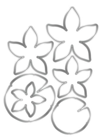 Crafter's Companion Dancing Dragonfly Water Lily Stamp & Die (S-DDF-STD-WLIL) Crafter's Companion Dancing Dragonfly Water Lily Stamp & Die (S-DDF-STD-WLIL)