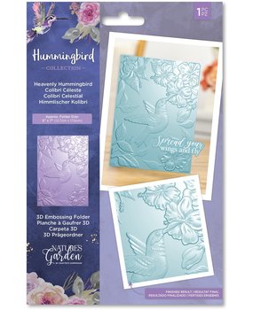 Crafter's Companion Hummingbird 3D Embossing Folder Heavenly Hummingbird (NG-HB-EF5-3D-HEHU) Crafter's Companion Hummingbird 3D Embossing Folder Heavenly Hummingbird (NG-HB-EF5-3D-HEHU)