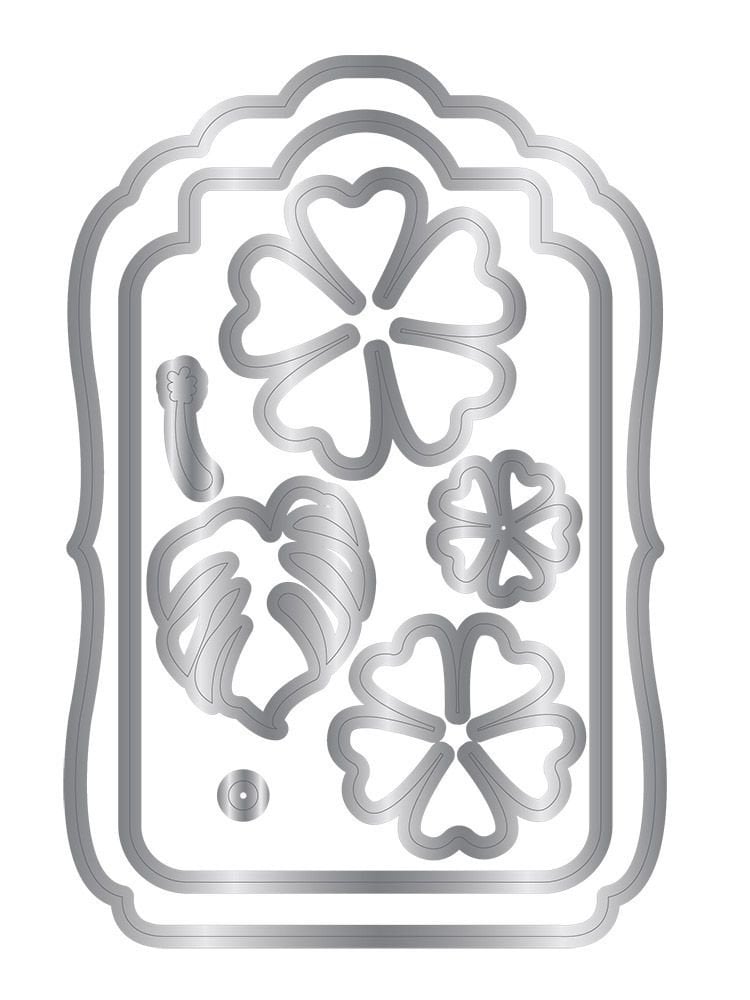 Crafter's Companion Hummingbird Tropical Tags Die (NG-HB-MD-TRTA)