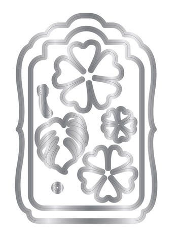 Crafter's Companion Hummingbird Tropical Tags Die (NG-HB-MD-TRTA)