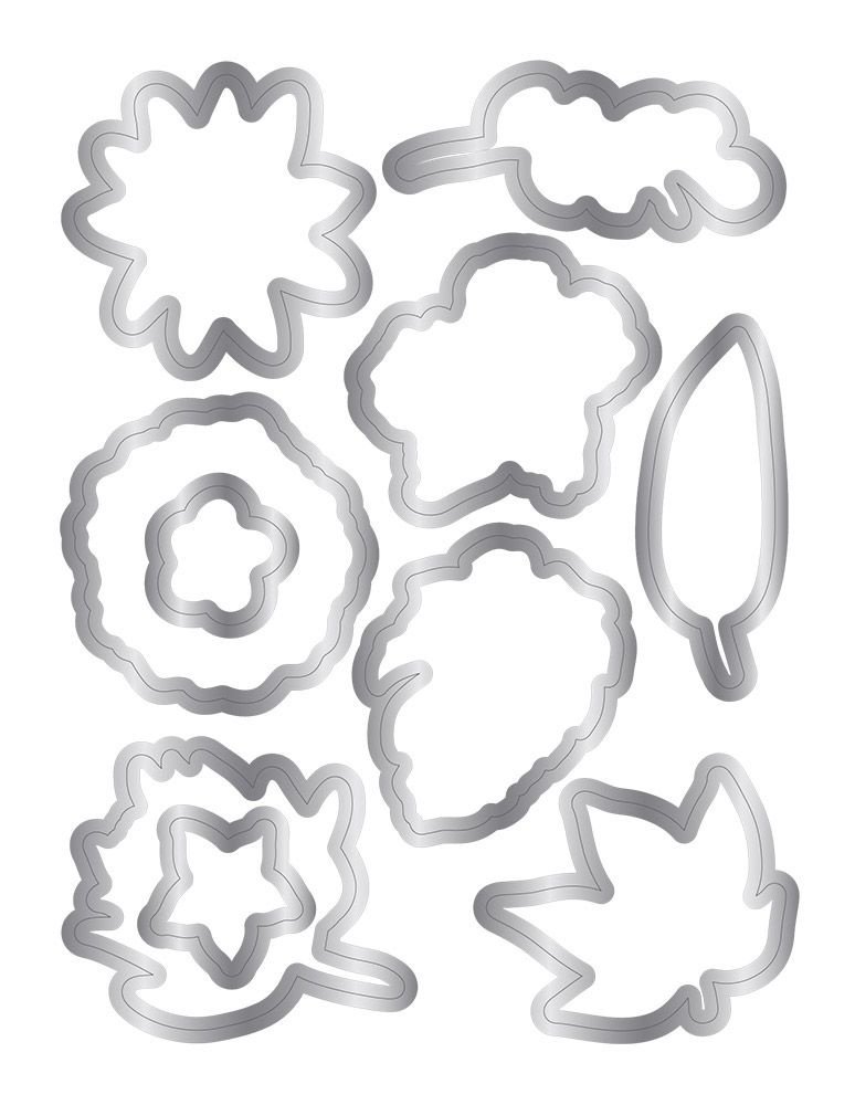 Crafter's Companion Hummingbird Fragrant Florals Stamp & Die (NG-HB-STD-FRFL) Crafter's Companion Hummingbird Fragrant Florals Stamp & Die (NG-HB-STD-FRFL)