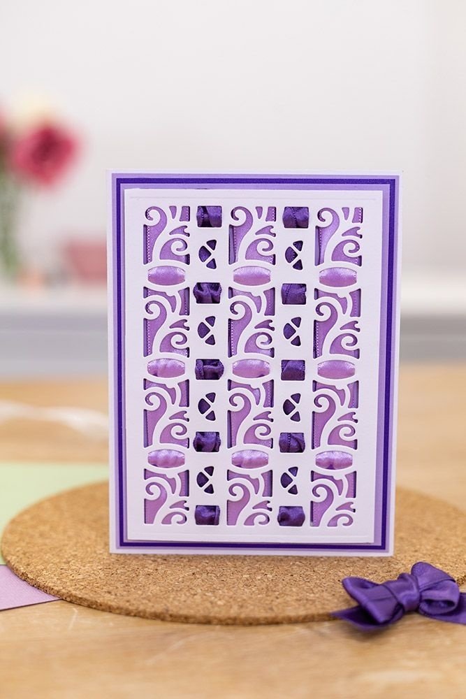 Gemini Ribbon Threading Baroque Swirls Create-a-Card Dies (GEM-MD-CAD-BASW)