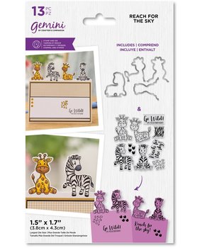 Gemini Cute Character Reach for the Sky Stamp & Die (GEM-STD-REFTSK)