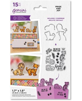 Gemini Cute Character Pride and Joy Stamp & Die (GEM-STD-PRIJOY)